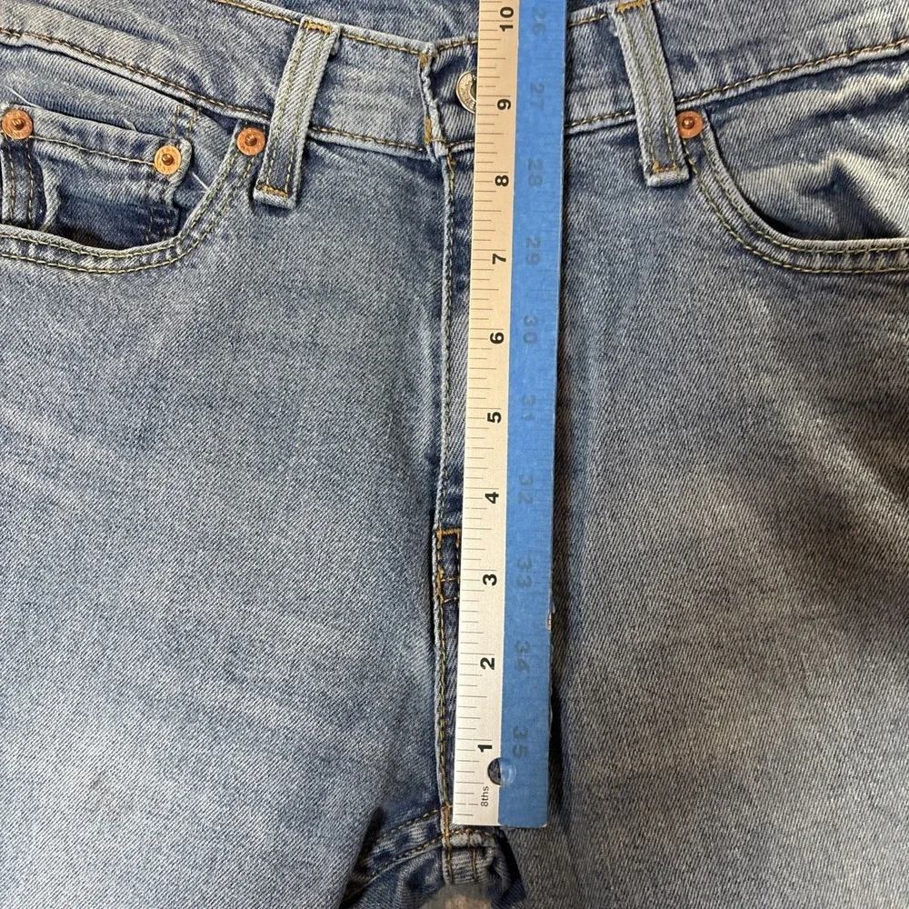 Levi's Men's 513 Slim Blue Denim Jeans Low Rise Medium Wash 29/32
